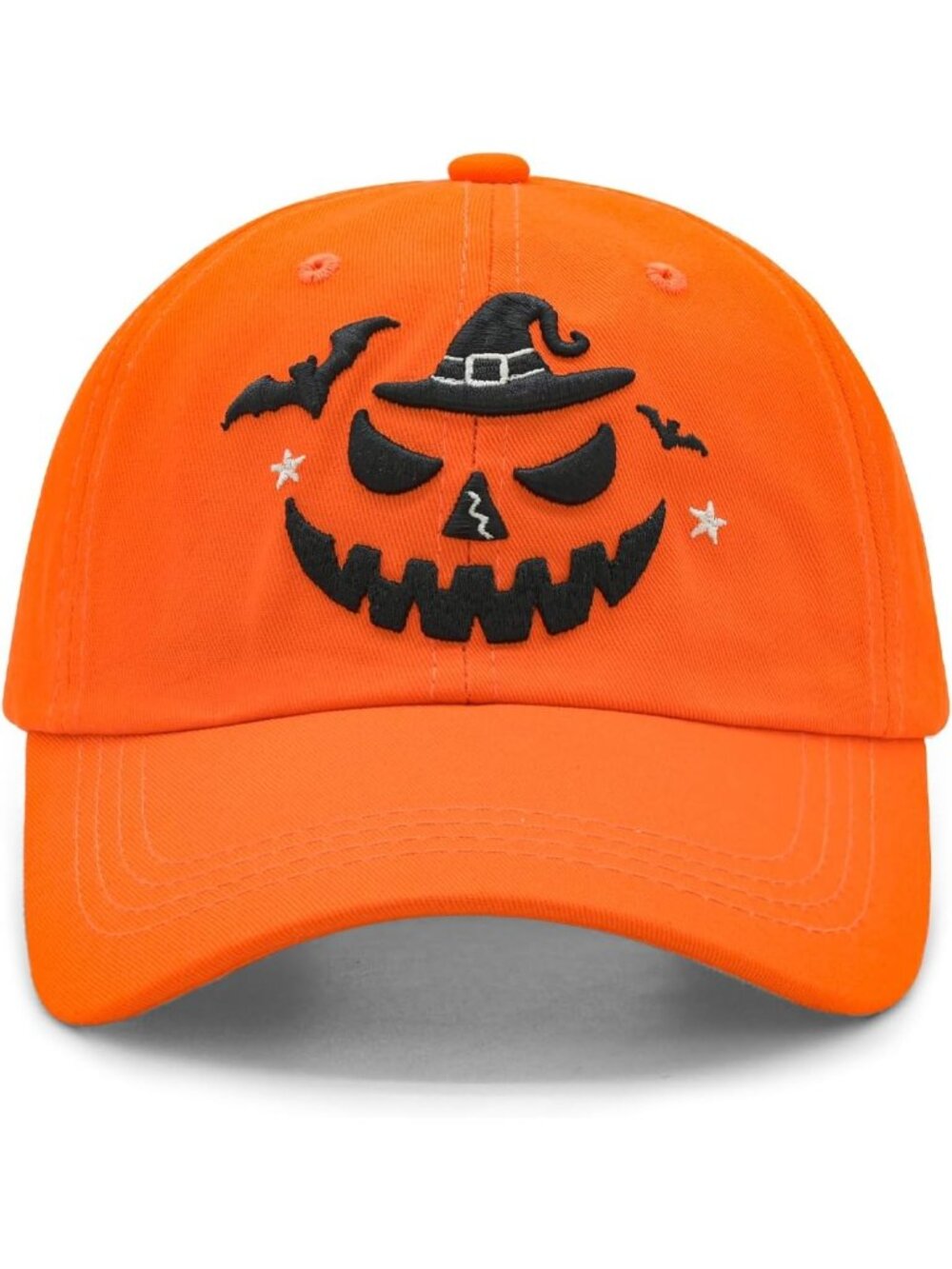 Unisax Orange Adjustable Spooky Season Waldeal Halloween Pumpkin Face Hats